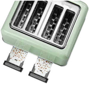 BUYDEEM 4 Slice Toaster, model DT640E, color Cozy Greenish, EU