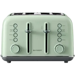 BUYDEEM 4 Slice Toaster, model DT640E, color Cozy Greenish, EU