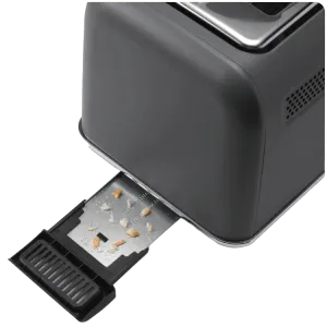 BUYDEEM 2 Slice Automatic Metal Toaster, model DT730E, color Ink Grey, EU