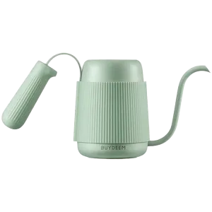 BUYDEEM Gooseneck Pour Over Coffee Kettle, model CD2006, color Cozy Greenish