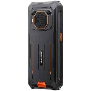 Blackview BV6200 Plus LTE 6.56" HD+IPS 720x1612 90Hz  8+256GB Unisoc T606 Octa-core 1.6GHz CAM Front 13MP Rear 16+2MP IP68/IP69K/MIL-STD-810H NFC Fingerprint 11000mAh NO Charger Android 14 Orange