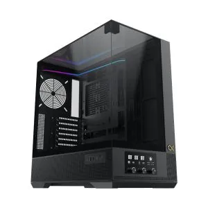 Xigmatek Case EATX - Vision - 7 ARGB Fans, LCD Display Panel, Smart Fan Control