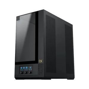 Xigmatek Case EATX - Vision - 7 ARGB Fans, LCD Display Panel, Smart Fan Control