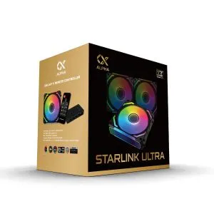 Xigmatek Fan Pack 3-in-1 3x120mm - Starlink Ultra - Infinity Mirror, A-RGB