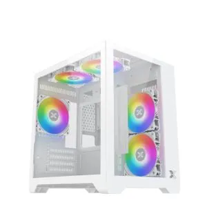 Xigmatek кутия Case mATX - Aqua M Lite Arctic - 5 ARGB Fans