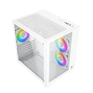 Xigmatek кутия Case mATX - Aqua M Lite Arctic - 5 ARGB Fans