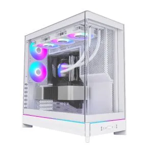 Montech Case ATX - HS02 PRO (W) - 5 x 120 mm ARGB Fans, USB-C, Black