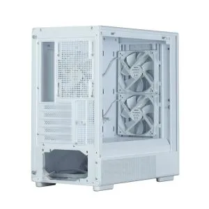 Zalman Case mATX - P10 NAMU WHITE - Wood, USB-C