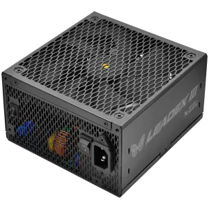Super Flower Leadex III Gold 850W ATX 3.1, 80 Plus Gold, Fully Modular, Flat Black Cables, 140mm Fan, 150mmx150mmx86mm, 7 Year Warranty