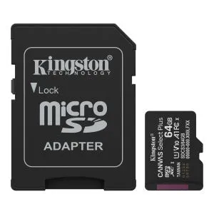Memory card Kingston Canvas Select Plus, microSDXC 64GB