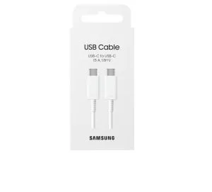 Кабел Samsung Cable USB-C to USB-C 1.8m (5A) White