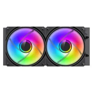 Gamemax водно охлаждане Water Cooling IceBurg 240 Infinity Black - Infinity Mirror, Addressable RGB