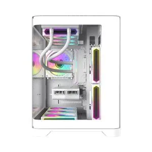 Gamemax Case mATX - HYPE-M White - 3 x 120 mm Addressable RGB fans