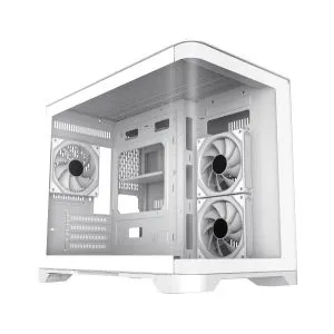 Gamemax Case mATX - HYPE-M White - 3 x 120 mm Addressable RGB fans