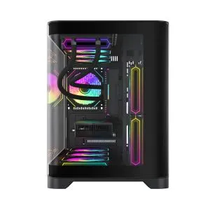 Gamemax Case mATX - HYPE-M Black - 3 x 120 mm Addressable RGB fans