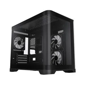 Gamemax Case mATX - HYPE-M Black - 3 x 120 mm Addressable RGB fans