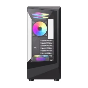 Gamemax Case ATX - Vista COC AB - 5 x 120 mm A-RGB Fans, MB Plate COC Fan