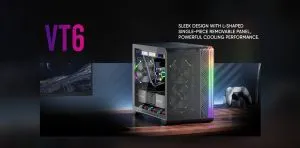1stPlayer кутия Case mATX - VT6-BK - Mesh, A-RGB