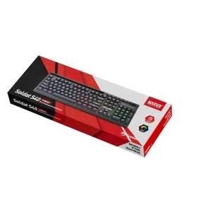 Marvo Gaming Keyboard 104 keys - Soldat S40 K603 - Silent, RGB