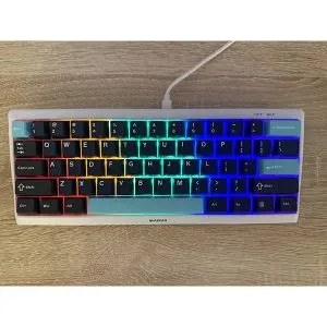 Marvo капачки за клавиатура Custom Keycap Set PBT, 104 keys, Dark Blue, Black, Cyan - MARVO-KP-01-BL