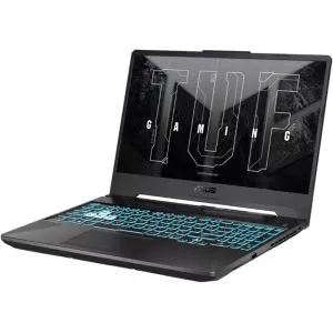 Dizüstü Bilgisayar Asus TUF Gaming A15 FA506NC-HN012 (90NR0JF7-M001Y0), altı çekirdekli AMD Ryzen 5 7535HS 3,3/4,5 GHz, 15,6" (39,62 cm) Full HD IPS Parlama Önleyici 144 Hz ekran ve GF RTX 3050 4 GB, (HDMI), 16 GB DDR5, 512 GB SSD NVMe, 1x USB 3.2 Gen 2 T