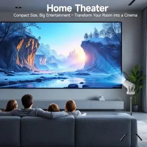 MagCubic Portable Multimedia Projector HY300 Pro+ - 4K, Android 11, Wi-Fi, Bluetooth 5.4