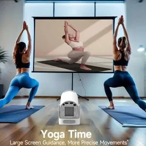 MagCubic Portable Multimedia Projector HY300 Pro+ - 4K, Android 11, Wi-Fi, Bluetooth 5.4