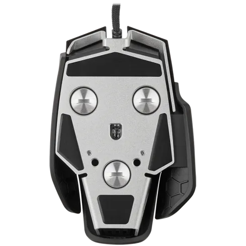 CORSAIR M65 RGB ULTRA Gaming Mouse, Backlit RGB LED, Optical, Silver ALU, Black