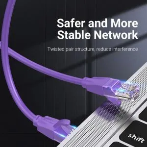 Cablu Vention LAN UTP Cat.6 Patch Cable - 1M Violet - IBEVF
