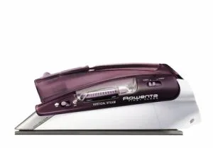Iron Rowenta DA1511F1, First class, Travel steamiron, Iron 0 to 10g/min, 45g/min steam boost, 70 ml reservoir, Dual voltage, Microsteam 200, White & Purple
