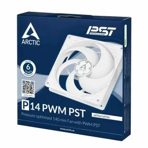 Ventilator Arctic 140 mm P14 PWM PST (alb) - 200-1700 rpm