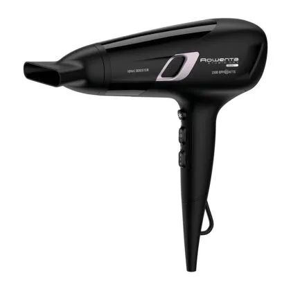 Hair dryer Rowenta CV5820F0, Studio Dry, DC, Effiwatts technology 2100W equivalent 2300W, High drying rate of 5.5g/min, High air speed up to 80km/h, Ionic generator, Thermo Control, 6 settings, concentrator 14mm, cool air shot, removable grid