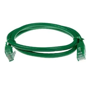 Green 10 meter U/UTP CAT6 patch cable with RJ45 connectors