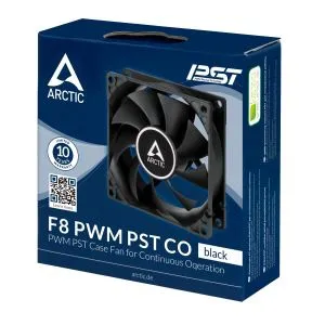 Ventilator ARCTIC F8, PWM, PST CO, 80mm, Negru