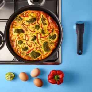 Set tigăi și oale Tefal L1539153 Easy Cook & Clean wok26 + stp24 + mâner