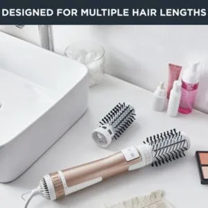 Electric hair brush Rowenta CF9520F0, Brush Activ 1000W 2, 1000W, 2 settins, cool air, ceramic coating, brushes (40&50mm)