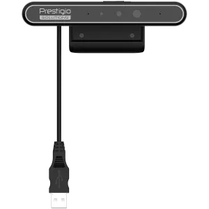 Prestigio Solutions Video Conferencing Windows Hello Camera: FHD, 2MP, 2 mic, 1m (Range), Connection via USB 3.0