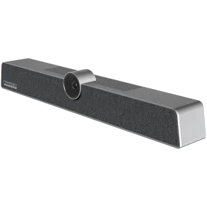 Prestigio Solutions Video Conferencing Collaboration Bar Alpha: UHD, 12MP, 6 mic, 8m (Range), Connection via USB Type-C or AUX