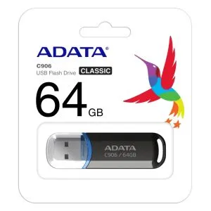 Memory Adata 64GB C906 USB 2.0-Flash Drive Black
