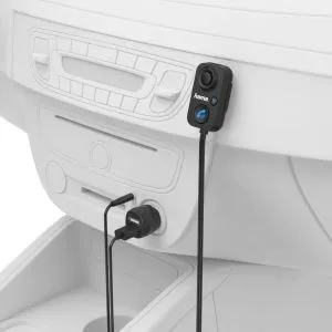 Receptor Bluetooth pentru mașină HAMA AUX-in, încărcător USB, 2,1 A, mâini libere, negru