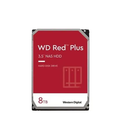 WD Red Plus 8TB SATA 6 Gb/s 3,5 inchi 128 MB cache 5400 rpm HDD intern în vrac