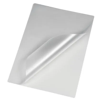Film de laminat HAMA, Pentru cărți de vizită, 80µ, 100 buc, Transparent