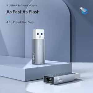 Orico Адаптер Adapter USB3.1 to Type-C (female) - AH-AC10-GY