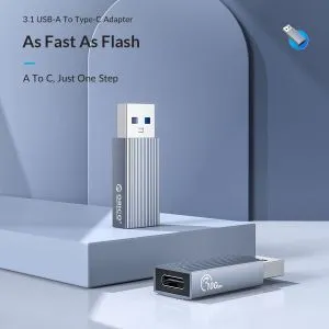 Orico Адаптер Adapter USB3.1 to Type-C (female) - AH-AC10-GY
