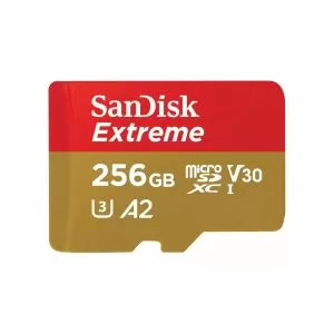 Card de memorie SANDISK Extreme microSDXC, 256 GB, clasa 10 U3, V30 130 MB/s