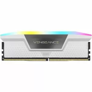 Memorie Corsair Vengeance White RGB 32GB(2x16GB) DDR5 PC5-41600 5200MHz CL40 CMH32GX5M2B5200C40W