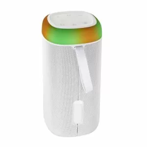 Блутут мобилна колонка HAMA Shine 2.0, 30W, LED, Защита от вода, Бял, 188229