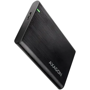 AXAGON EE25-A6M USB3.0 - SATA 6G 2.5" Cutie externă FĂRĂ ȘURUB ALU RAW NEGRU