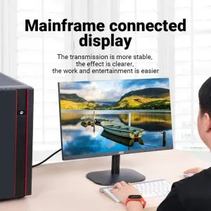 Cablu cablu monitor Vention VGA HD15 M / M 2,0 m placat cu aur, 2 ferite - DAEBH