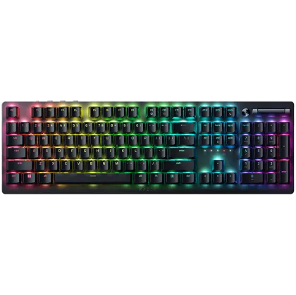 Razer DeathStalker V2 Pro - Linear Optical Switch - US, Wireless Low-Profile RGB Optical Gaming Keyboard, RGB backlight, Backlit keys, Laser-etched keycaps with ultra-durable coating